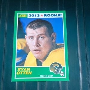 2013 Rookie Trading Card - Green and Yellow
